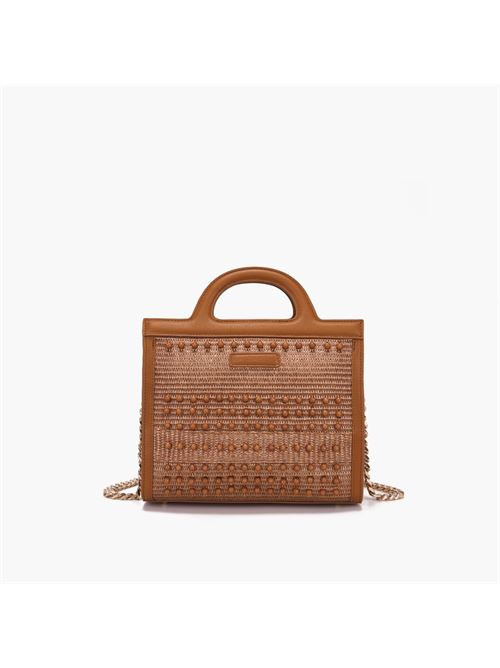 BORSA SHOPPING MALIBU CUOIO La carrie | 141M-HM-581-RAE/CUOCUOIO